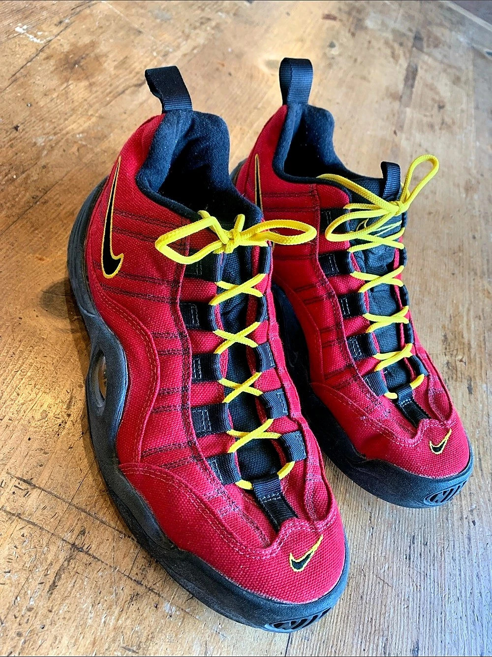 Nike Air B-Que Varsity Red Black Sneakers US 11